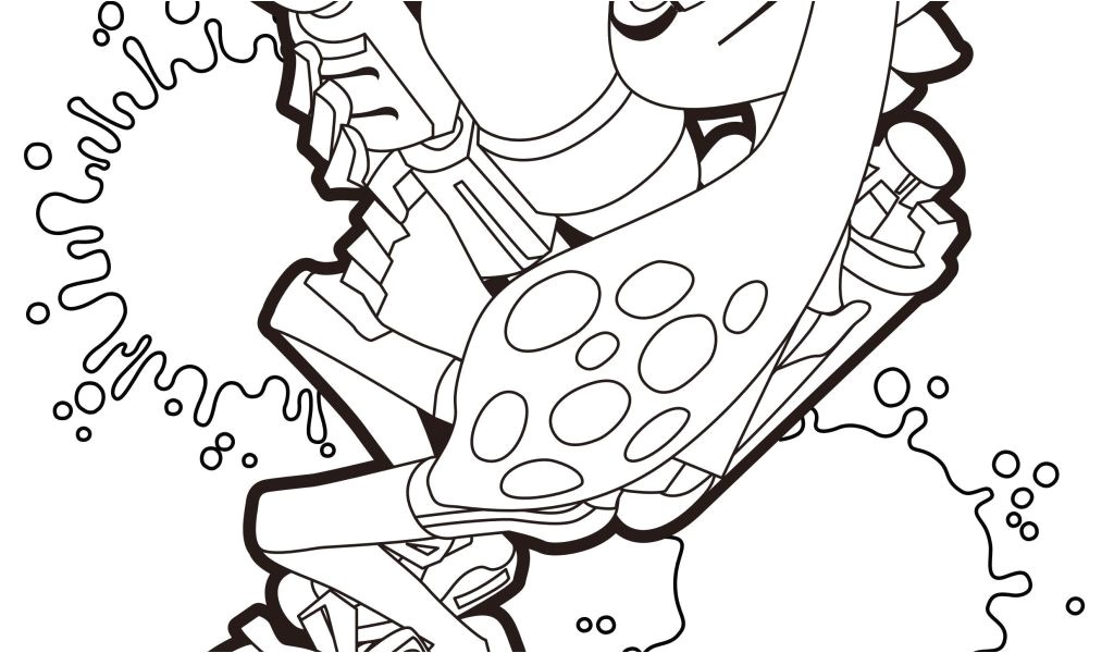 Coloriage Bonbons En Ligne Coloriage Splatoon En Ligne Gratuit Splatoon Inkling Coloring Pages
