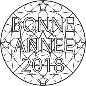 Coloriage Bonne Année 2018 Fée Coloriages Difficiles Pour Adultes