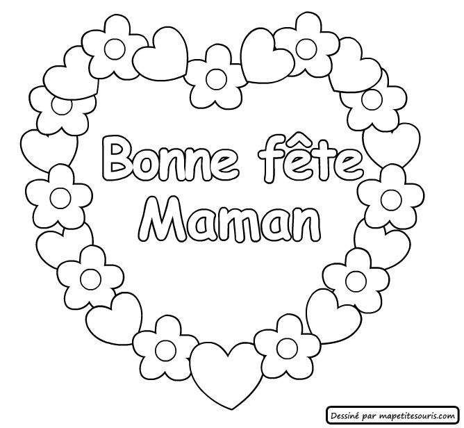 Coloriage Bonne Fete Maman Et Papa Coloriage Bonne Fªte Maman école Du Dimanche