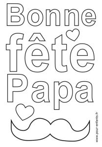 Coloriage Bonne Fete Papa Maternelle Laétitia Joly Laetitiajoly3 On Pinterest