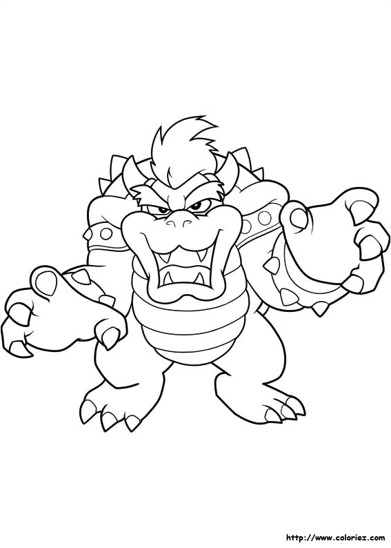 Coloriage Bowser Kart Index Of Images Coloriage Super Mario