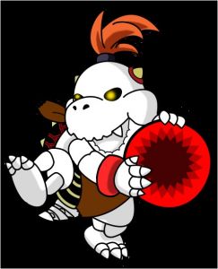 Coloriage Bowser Skelet Bowser Jr Drawing at Getdrawings