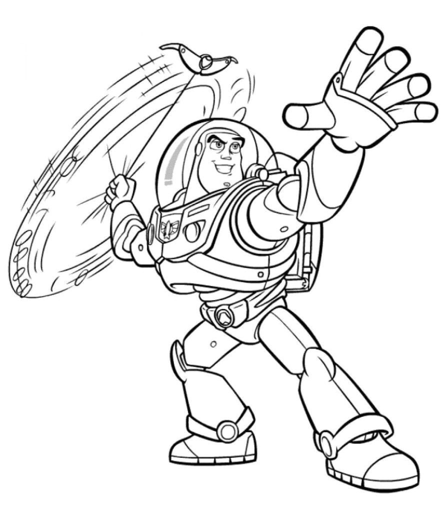 Coloriage Buzz L éclair Et Zorg Free Printable Buzz Lightyear Coloring Pages for Kids