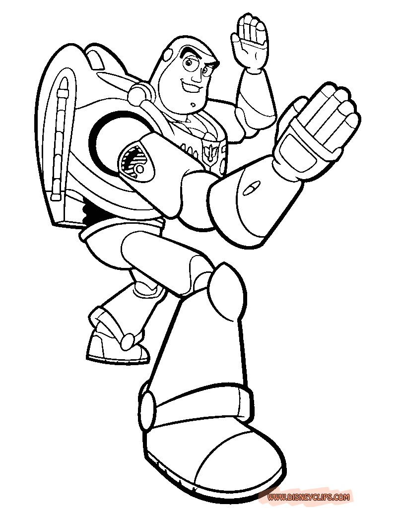 Coloriage Buzz L éclair Et Zorg toy Story Coloring Pages