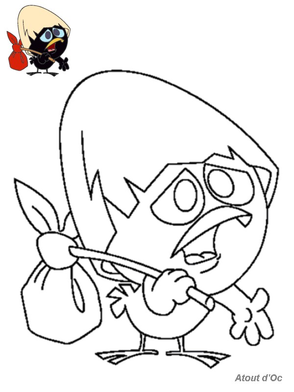 Coloriage Calimero En Ligne Coloriages Bandes Déssinées atout Bd