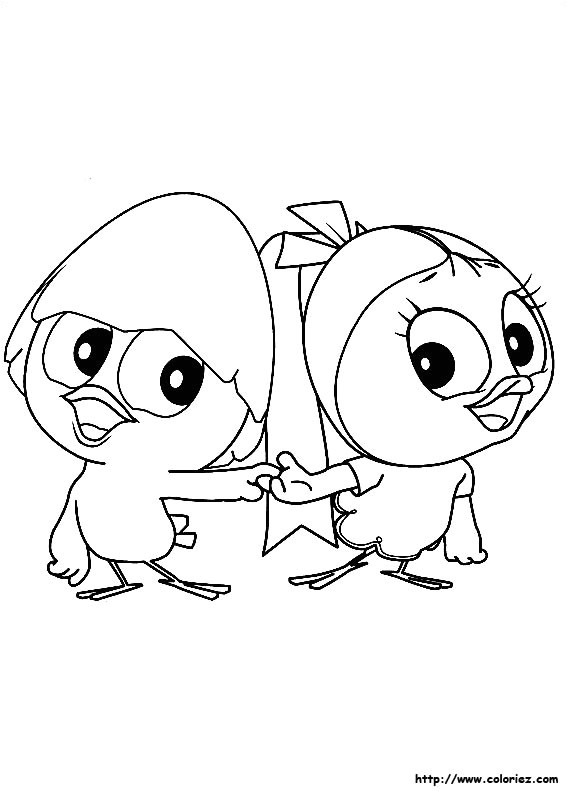 Coloriage Calimero Et Priscilla Coloriage Mon Amie Priscilia