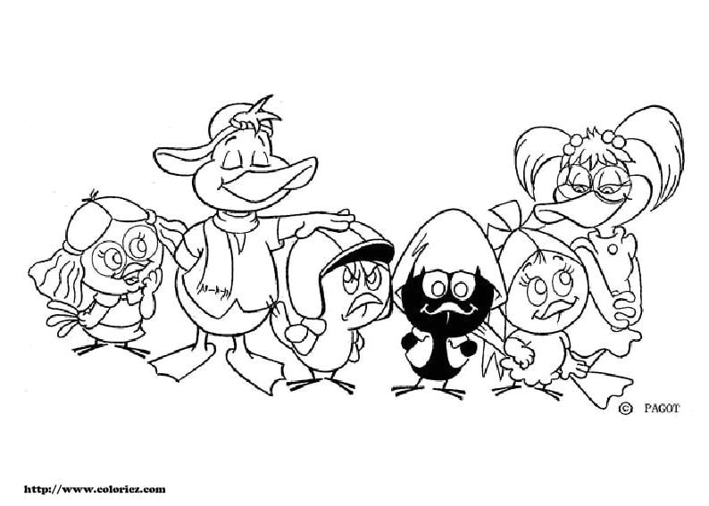 Coloriage Calimero Et Ses Amis 77 Dessins De Coloriage Calimero   Imprimer Sur Laguerche Page 6