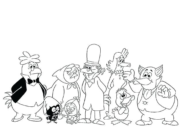 Coloriage Calimero Et Ses Amis Coloriage Calimero Et Priscilla Dessin Gratuit A Imprimer Autres