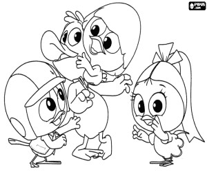 Coloriage Calimero Et Ses Amis Coloriage Calimero   Imprimer