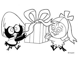 Coloriage Calimero Triste Coloriage Calimero