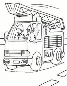 Coloriage Camion Ambulance A Imprimer Camion De Pompier Colorier Coloring Pinterest