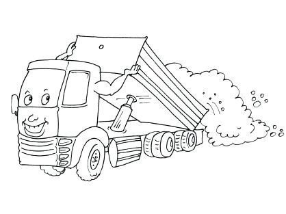 Coloriage Camion Poubelle A Imprimer Gratuit Coloriage Camion Benne Dessin A Colorier Poubelle – Fashionzenfo