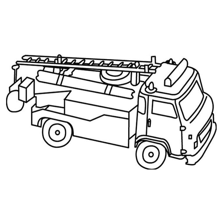 Coloriage Camion Poubelle Playmobil Coloriage Camion De Pompier A Imprimer Gratuit