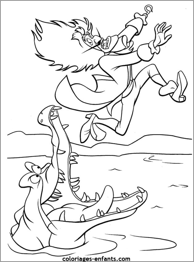 Coloriage Capitaine Crochet à Imprimer Gratuit Coloriage De Crocodile A Imprimer Az Coloriage