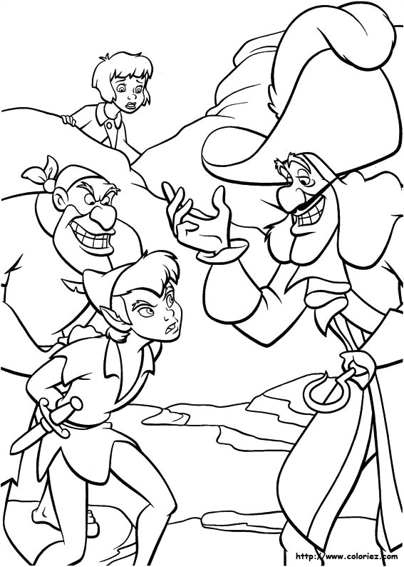 Coloriage Capitaine Crochet Peter Pan Index Of Images Coloriage Peter Pan 2