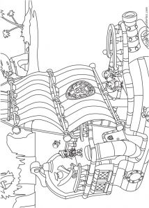 Coloriage Capitaine Jack Et Les Pirates Coloriage Bateau Jack Et Les Pirates
