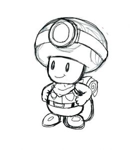 Coloriage Capitaine toad attractive Captain toad Coloring Pages Embellishment Resume Ideas