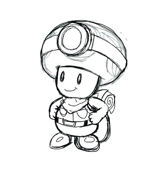 Coloriage Capitaine toad attractive Captain toad Coloring Pages Embellishment Resume Ideas