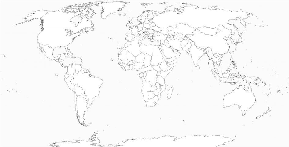 Coloriage Carte Du Monde à Imprimer Chambre Enfant La Carte Du Monde A Imprimer Carte Des Pays Du