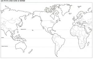 Coloriage Carte Du Monde Maternelle Chambre Enfant La Carte Du Monde A Imprimer toutes Les Cartes Des