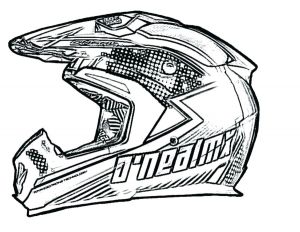 Coloriage Casque Motocross 15 Dessins De Coloriage Motocross A Imprimer Sur Laguerche Moto
