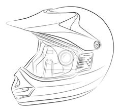 Coloriage Casque Motocross Motocross by Nstall Drawings Pinterest