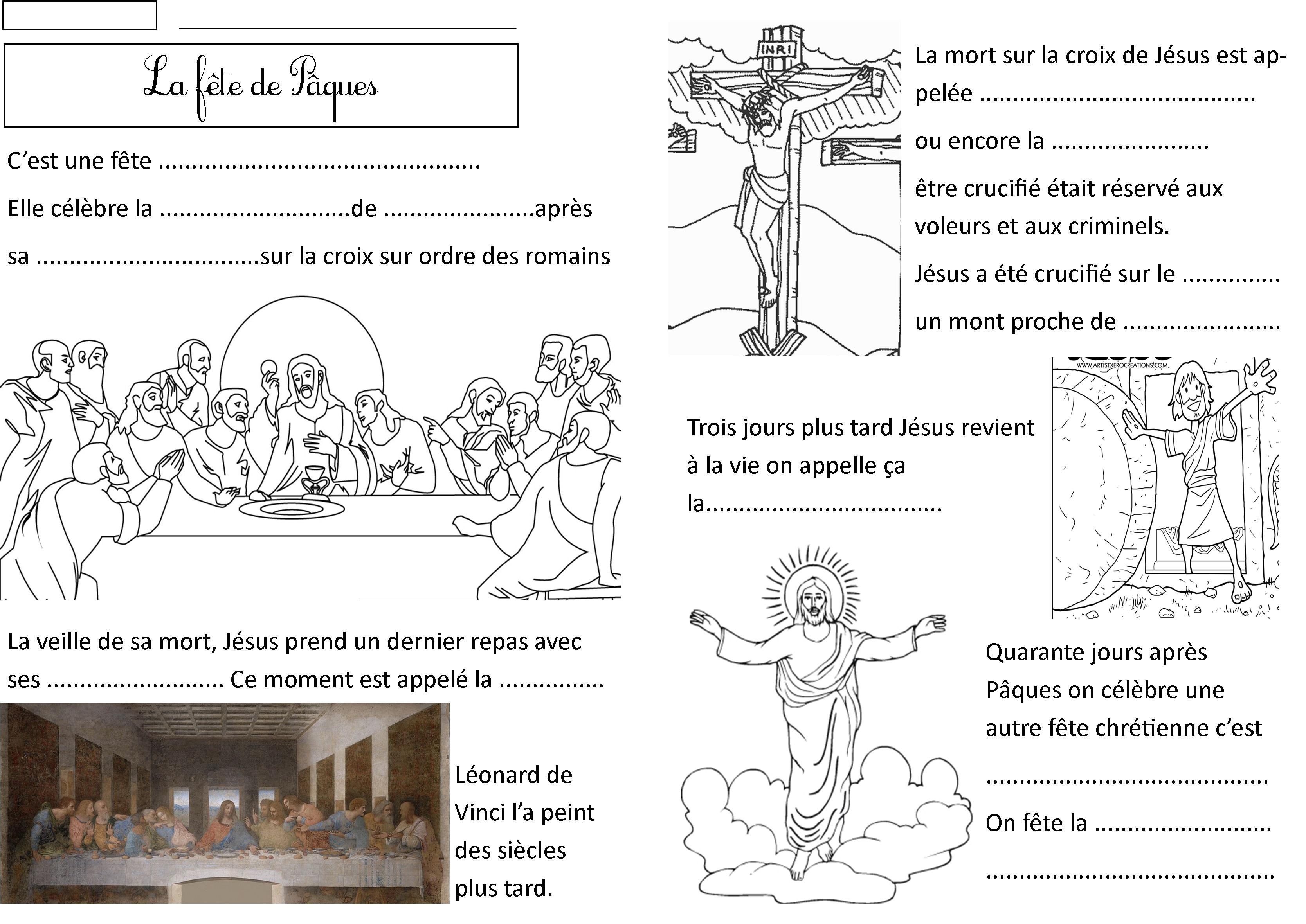 Coloriage Chandeleur Cycle 3 Education Aux Religions