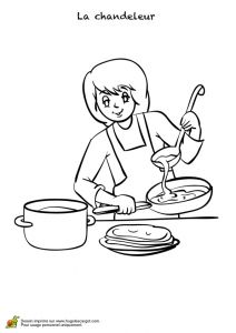 Coloriage Chandeleur Gratuit Coloriage La Chandeleur Crªpe