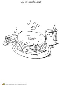 Coloriage Chandeleur Ps Coloriage Crªpes Et Chandeleur Sur Hugolescargot