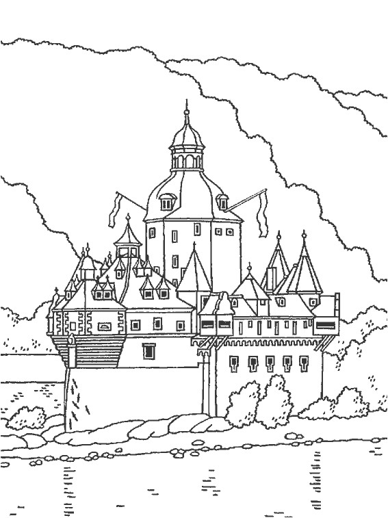 Coloriage Chateau Aladdin 27 Dessins De Coloriage Chateau   Imprimer