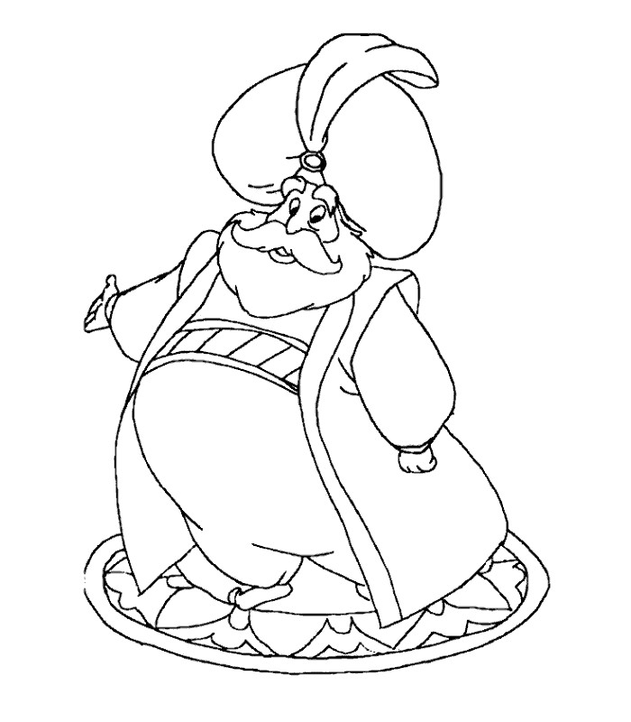Coloriage Chateau Aladdin Nos Jeux De Coloriage Aladdin   Imprimer Gratuit Page 5 Of 6