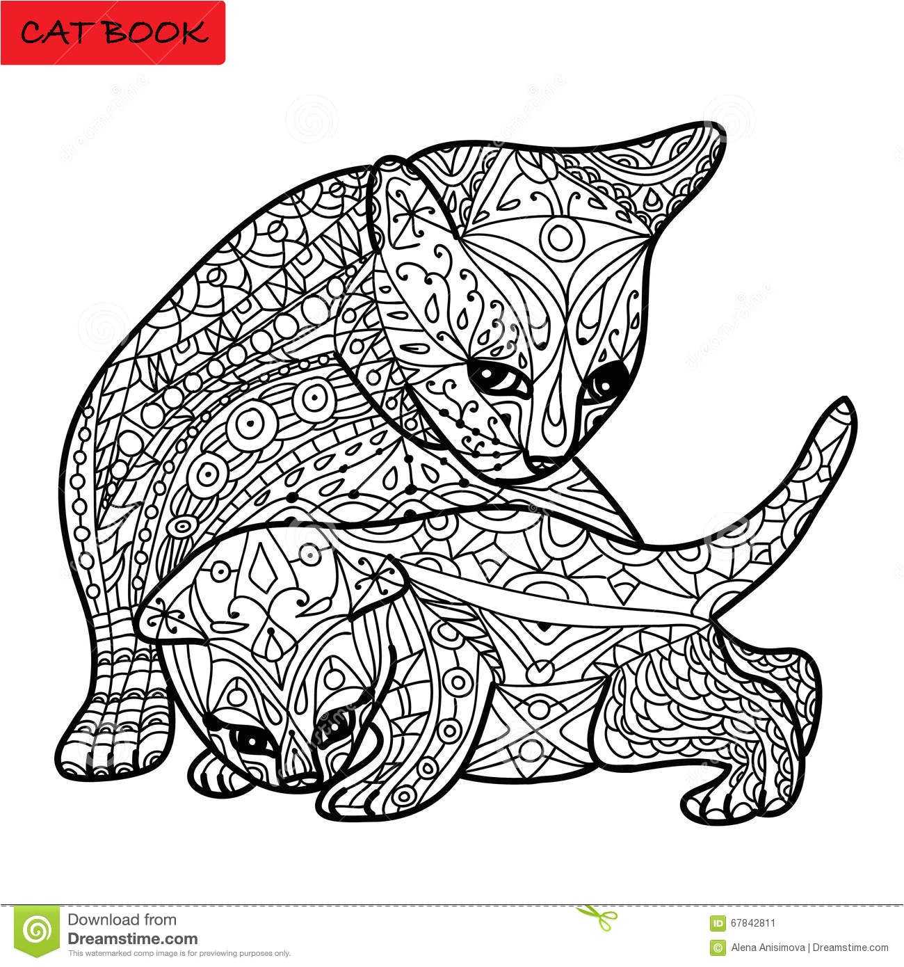 Coloriage Chaton à Imprimer Gratuit Coloriages Mandala Chiens Adultes Mandala De Chat Apsip