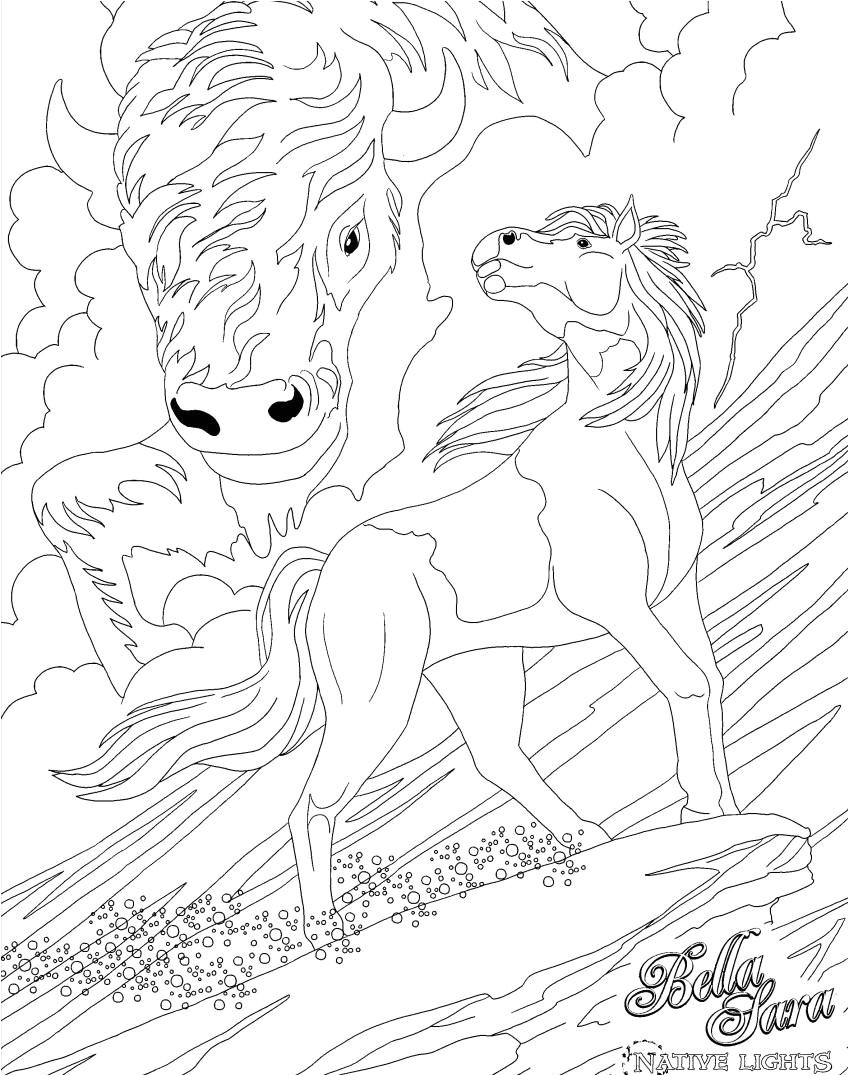 Coloriage Cheval Bella Sara Bella Sara 23 Dessins Animés – Coloriages   Imprimer