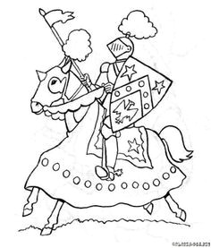 Coloriage Chevalier à Imprimer Gratuit Owl Collage Embroidered Flour Sack Hand towel