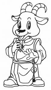 Coloriage Chevalier Du Zodiaque à Imprimer Dessins Gratuits Colorier Coloriage Chevre Imprimer