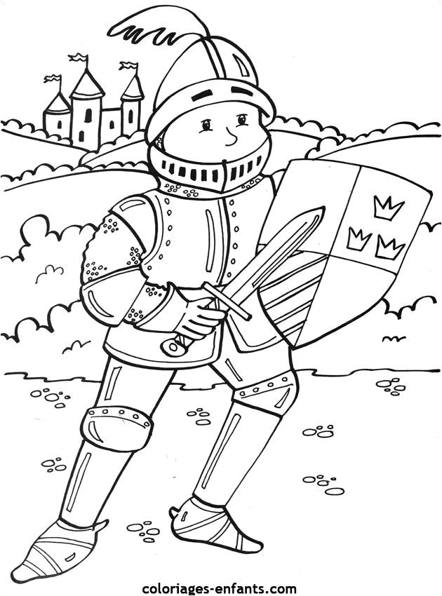 Coloriage Chevalier Et Dragon à Imprimer 866 Best Chevalier Images On Pinterest
