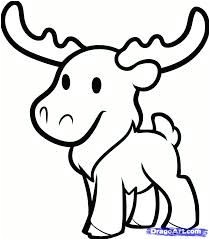 Coloriage Chevre Facile Image Result for Cartoon Moose Tattoos Moose Pinterest