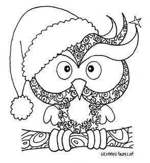 Coloriage Chouette De Noel Chouette De No L Color with Me Let S Draw Pinterest