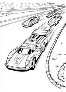 Coloriage Circuit Hot Wheels Free Printable Race Car Coloring Pages for Kids