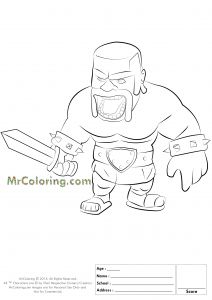 Coloriage Clash Royale Mega Chevalier Clash Clans Archer Clash Clans Poster Google Zoeken Gaming In