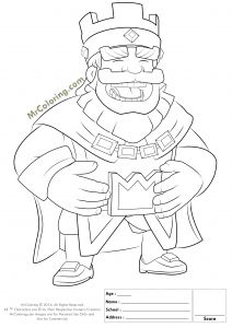 Coloriage Clash Royale Mega Chevalier Collection Of Clash Royale Characters Coloring Pages