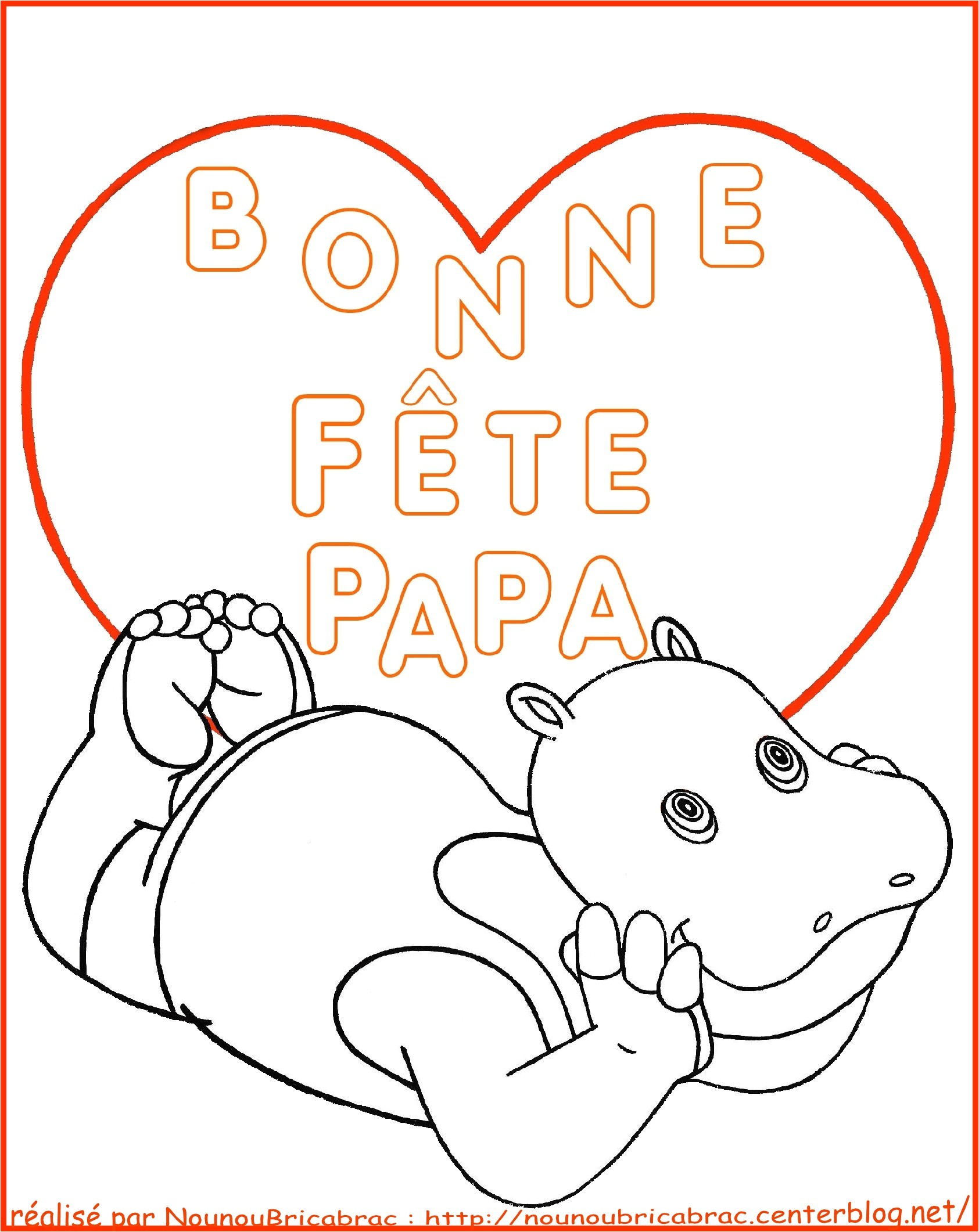 Coloriage Coeur Bonne Fete Papa Coloriage Coeur Bonne Fete Papa