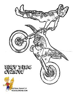 Coloriage Course Motocross Dirt Bike Rider Coloring Page Tina We Cn Print This and Fayth