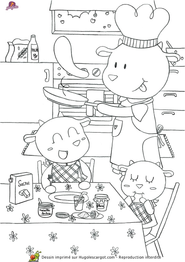 Coloriage Crepes Chandeleur Coloriage Chandeleur Sur Hugolescargot