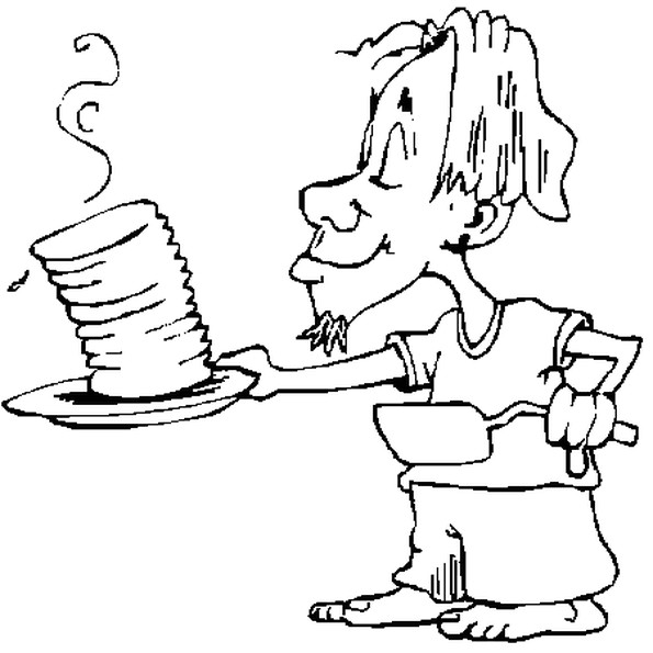 Coloriage Crepes Chandeleur Coloriage De La Chandeleur En Ligne Gratuit   Imprimer