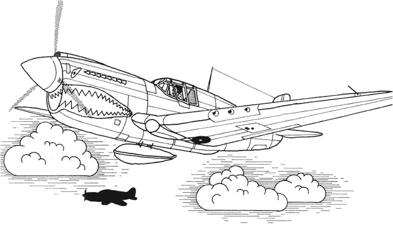 Coloriage D Avion De Chasse Coloriage Les Transports Coloring Airplanes