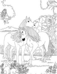 Coloriage De Bella Sara Catching Leaves Colouring Page Kids Coloring Pages