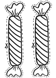 Coloriage De Bonbon Et Sucette Les Frises De Bonbons Décorations Anniversaire