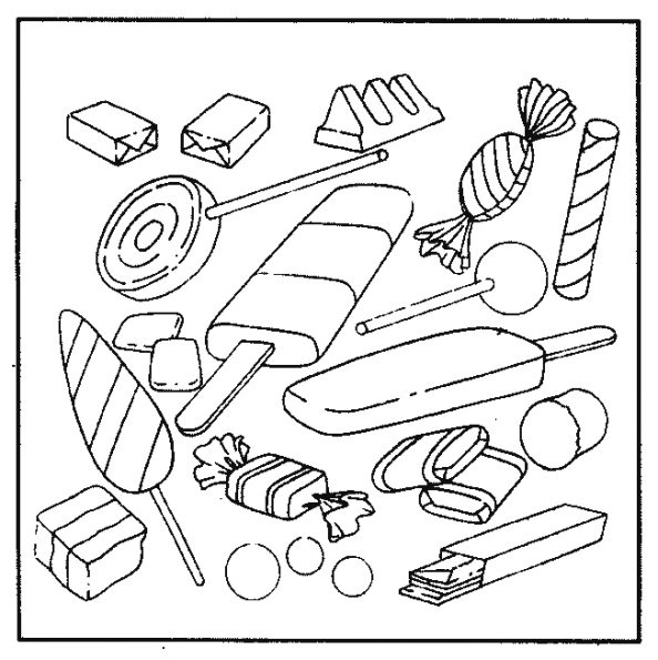Coloriage De Bonbons Haribo A Imprimer Coloriage  Dessiner De Bonbon Haribo