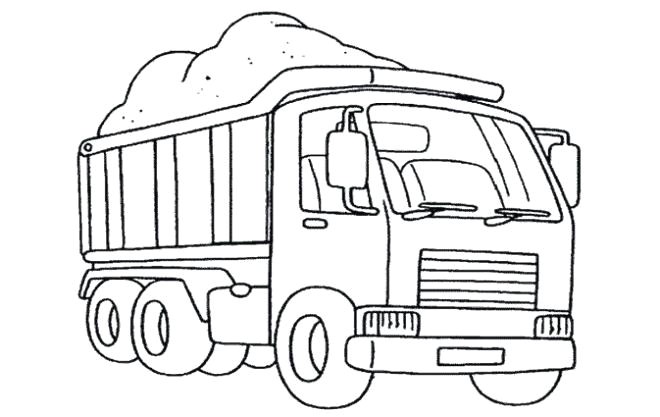 Coloriage De Camion Benne Imprimer Coloriage Camion Benne Dessin A Colorier Poubelle – Fashionzenfo